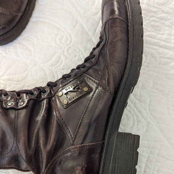 Nero Giardini Leather Boots- Made in Italy-Size 38 (8) - Picture 10 of 16